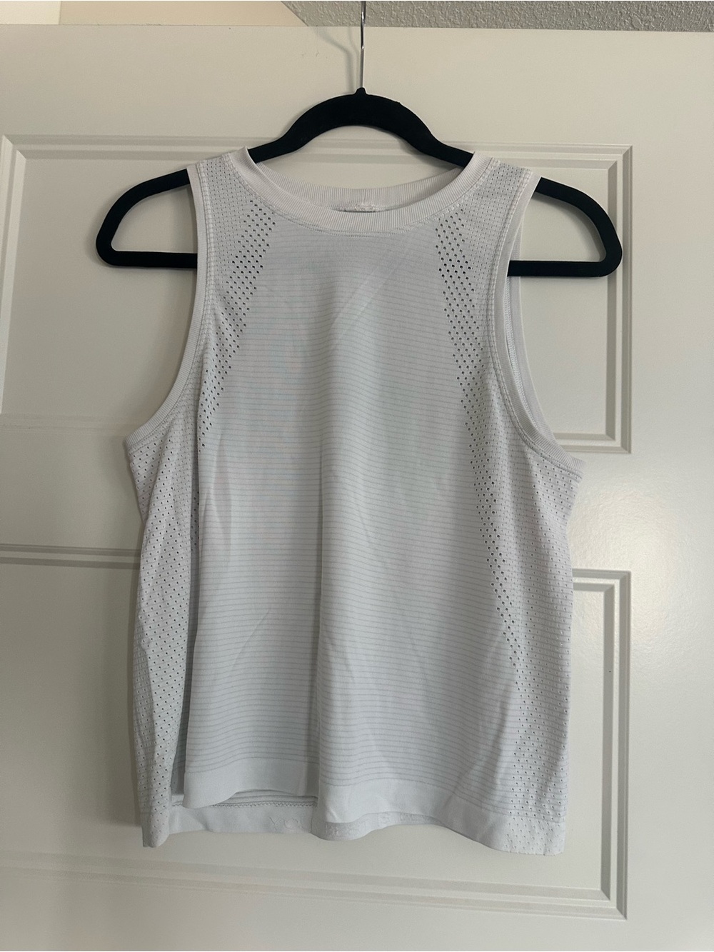 lululemon athletica White Perforated Athletic Tank